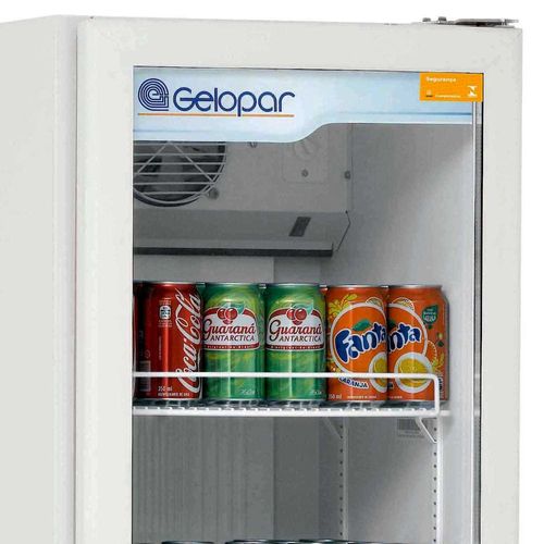 Refrigerador Vertical Gelopar Frost Free GPTU-230 Branco com Controle de Temperatura e Porta com Fechamento Automático - 230 L 220V