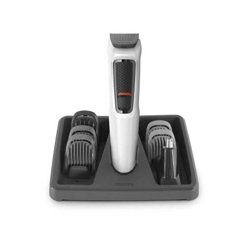 Aparador de Pelos Philips Multigroom 7 em 1 Bivolt MG3721/77 - Branco/Preto