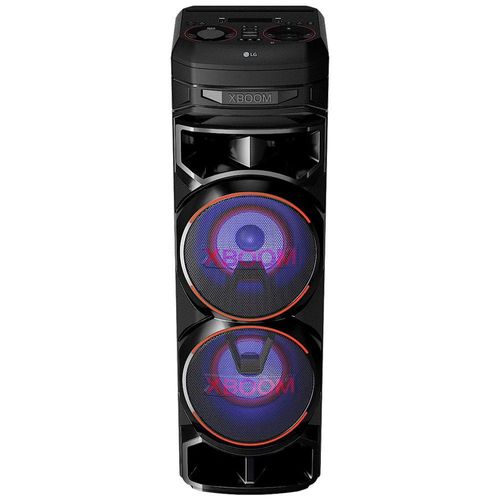 Torre de Som LG XBOOM RNC9 com Bluetooth, Karaokê, Entradas de Microfone, Guitarra e Alto-falantes Duplos