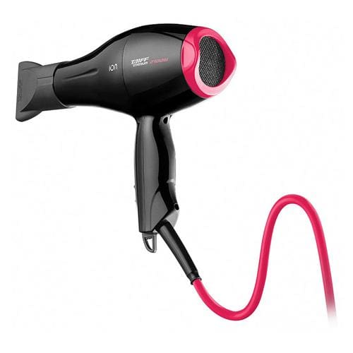 Secador de Cabelos Taiff Titanium Colors com Emissão de Íons Motor AC Profissional Preto/Rosa 2100W 110V