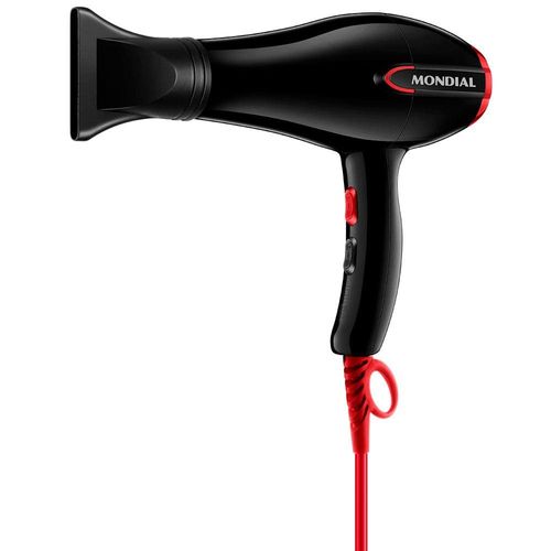 Secador de Cabelos Mondial Turbo Color Red SC-41 com Tourmaline Íon 1900W 110v