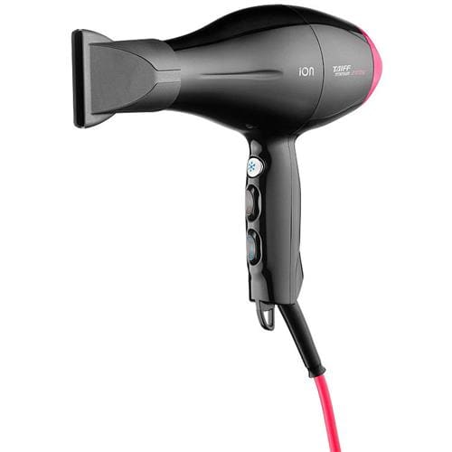 Secador de Cabelos Taiff Titanium Colors com Emissão de Íons Motor AC Profissional Preto/Rosa 2100W 110V