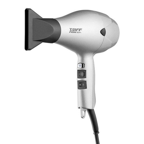 Secador de Cabelos Taiff Fox Íon Motor AC Profissional 2000W - Prata 110V