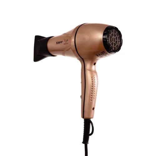 Secador de Cabelos Taiff Style Motor AC Profissional 2000W – Cobre + Modelador de Cachos Curves 1" 2,5 cm com Cabo Giratório 210°C - Preto 110V