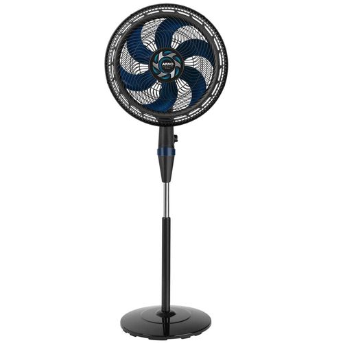 Ventilador de Coluna Arno Xtreme Force Breeze VB4C 40 cm com 3 velocidades e 6 Pás - Preto 220v