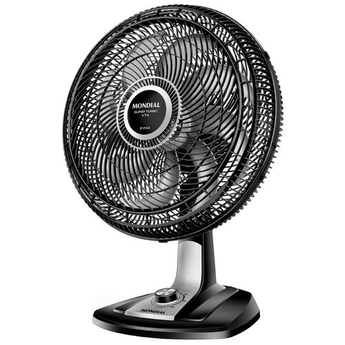 Ventilador de Mesa 40cm Mondial Super Turbo VTX-40-8P 8 Pás 3 Velocidades Preto 110V