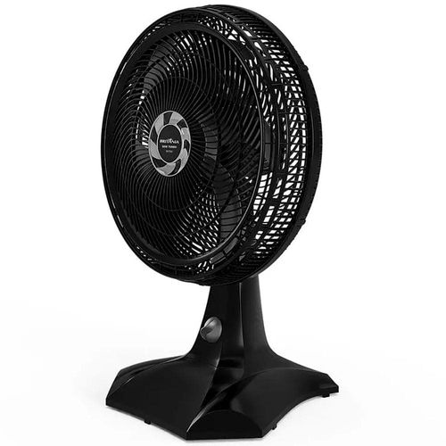 Ventilador Britânia BVT301 para Mesa ou Parede 60W 3 Velocidades 6 Pás - Preto 220V