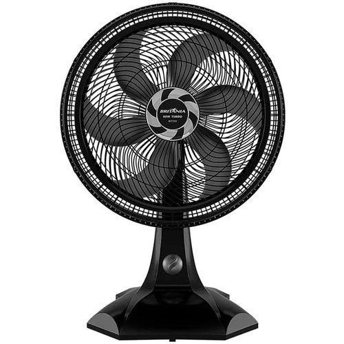 Ventilador Britânia BVT301 para Mesa ou Parede 60W 3 Velocidades 6 Pás - Preto 220V