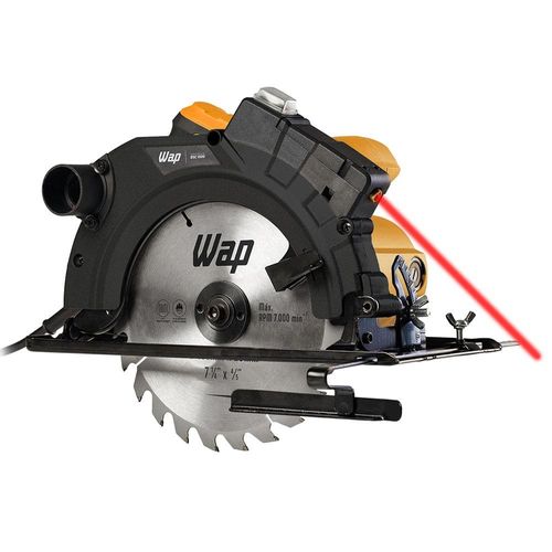 Serra Circular Wap ESC 1500 com Guia Laser 1500 W 110v