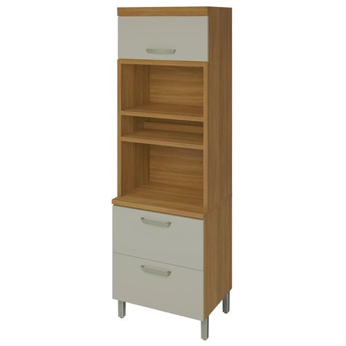 Paneleiro Nesher Princesa 2 Portas 1 Gaveta – 70cm Freijo/Offwhite