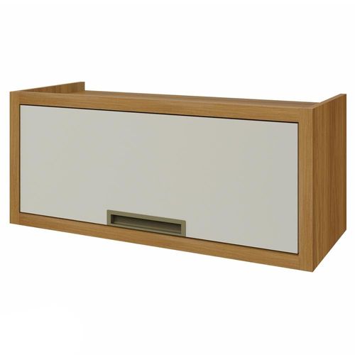 Armário de Geladeira Nesher Imperatriz 1 Porta 1 Prateleira – 80cm Freijo/Offwhite