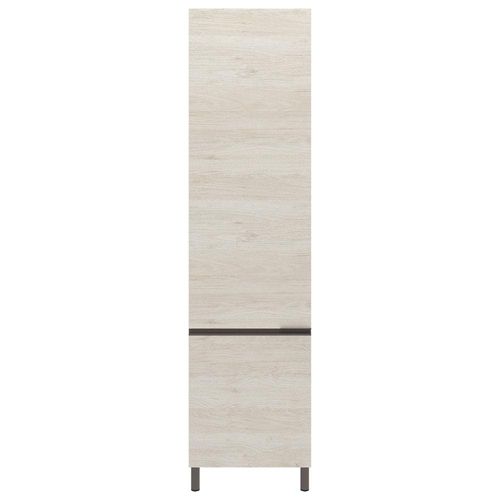 Paneleiro Bartira Cristal MDP 15mm com 2 Portas e 5 Prateleiras - 60cm de largura Freixo