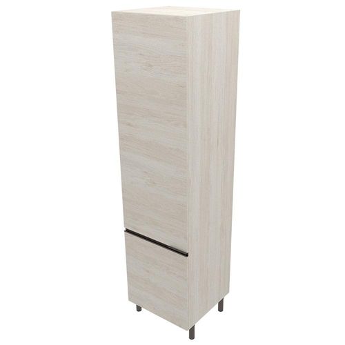 Paneleiro Bartira Cristal MDP 15mm com 2 Portas e 5 Prateleiras - 60cm de largura Freixo
