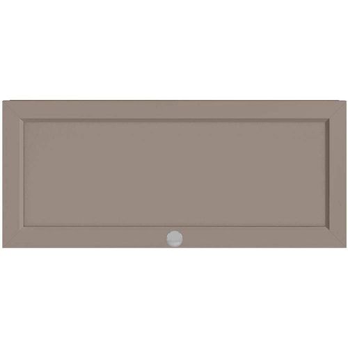 Cozinha Compacta Poliman Unna com 7 Portas, 2 Gavetas e 2 Prateleiras - 120cm de largura - Fumê