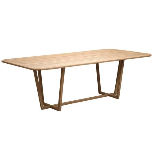 Mesa de Jantar Herval Califórnia 75x220x110 cm – Amêndoa