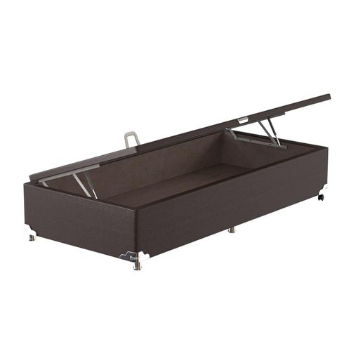 Base Box para Colchão de Solteiro Probel Classic com Baú 40x88x188cm - Marrom