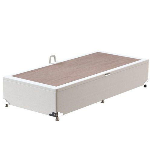 Base Box para Colchão de Solteiro Probel Classic com Baú 40x88x188cm - Branco