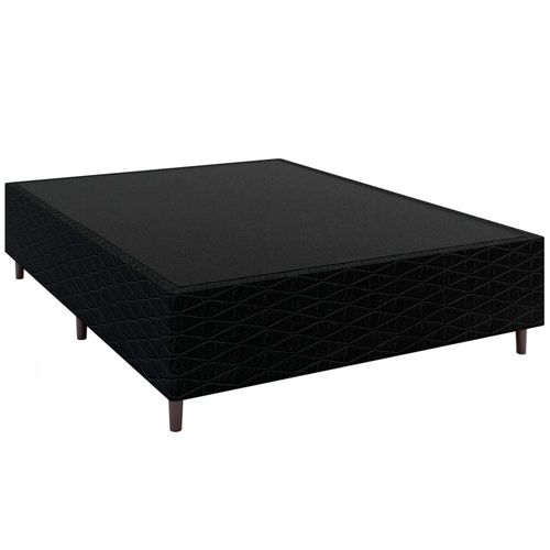 Base Box para Colchão de Casal Umaflex New Itália Black 38x138x188cm - Preto