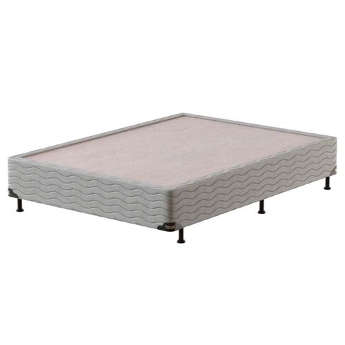Base Box para Colchão Casal Probel Alabama 26x138x188 cm - Cinza
