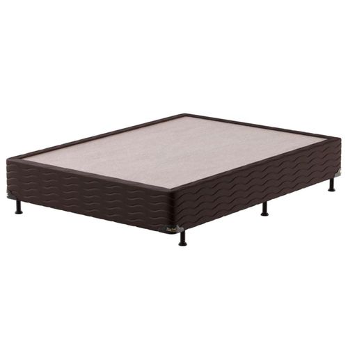 Base Box para Colchão Casal Probel Nevada 26x138x188 cm - Marrom
