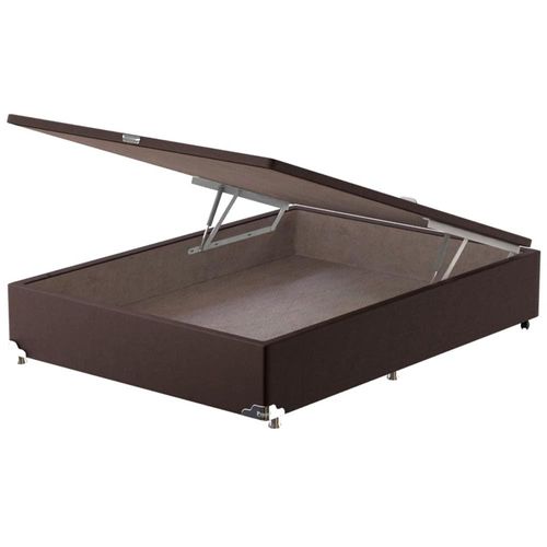 Base Box para Colchão de Casal Probel Universal com Baú 34x138x188cm Café