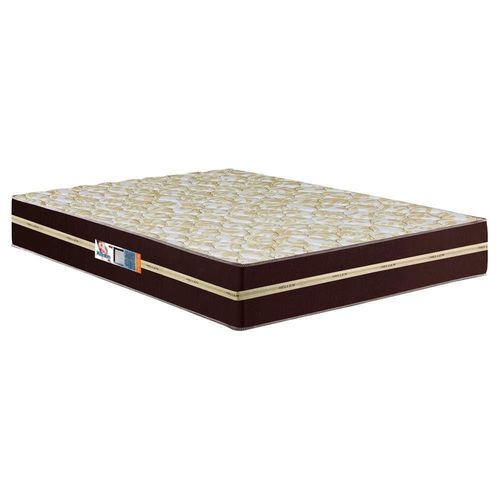 Cama Box de Casal Hellen Millenium Espuma D33 com Box Baú Probel Universal 59x138x188cm - Marrom/Bege