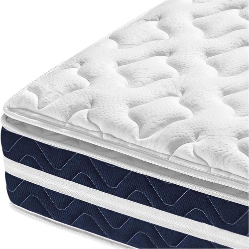 Colchão King Size AmericanFlex Nero Gel com Pillow Top e Molas Ensacadas 30x193x203 cm