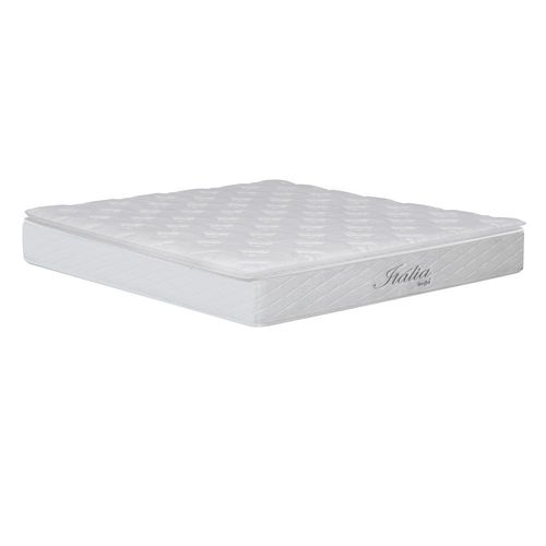 Colchão para Cama Queen Size Umaflex Itália com Pillow Top e Molas Ensacadas 26x158x198 cm - Branco