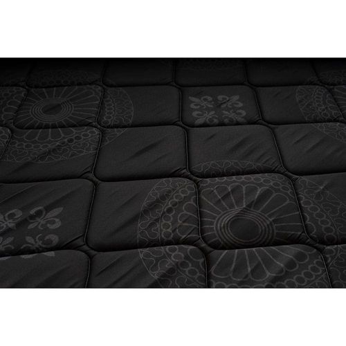 Colchão Queen Size Hellen Neo com Molas Ensacadas 24x158x198cm - Preto/Chumbo