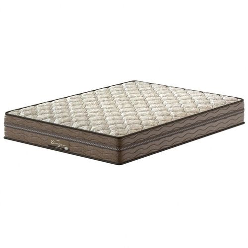 Colchão Casal Probel Oregon com Euro Pillow e Molas Prolastic 24x138x188 cm – Bege/Marrom