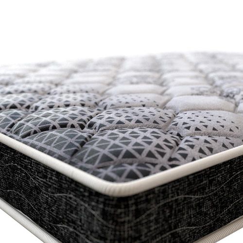 Colchão de Casal Probel Guarda Costas Espuma D23 14x138x188cm - Branco/Preto