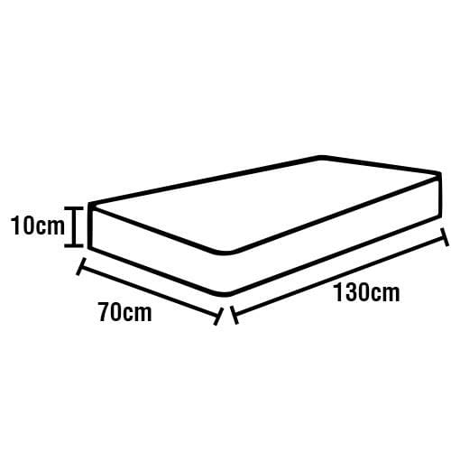 Colchão Ortobom Bambino Baby Espuma D18 10x70x130 cm - Bege