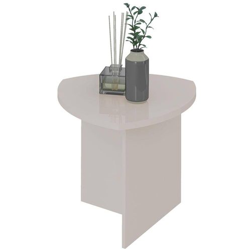 Mesa de Centro Artely Delta com Tampo de 60x58 cm - Off White