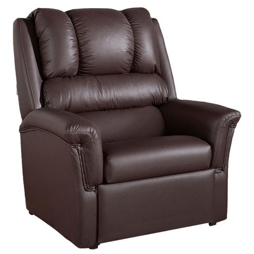Poltrona Probel Pandora Two Way Reclinável e com Revestimento em Courino Marrom