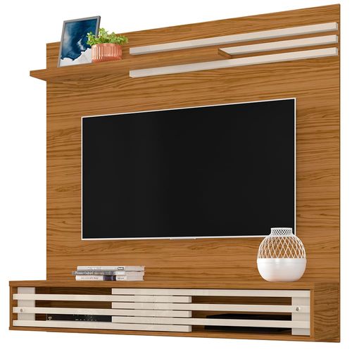 Painel Home Madetec Sublime com 136cm de Largura, Ideal para TV’s de até 55" Naturale/Off White