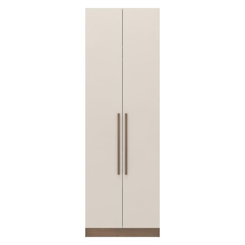Armário Modulado Bartira Lugano com 2 Portas 2 Gavetas 1 Prateleira Casal – Avelã/Capuccino