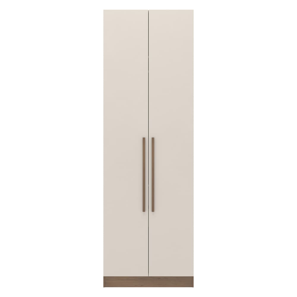 Armário Modulado Bartira Lugano com 2 Portas 2 Gavetas 1 Prateleira Casal – Avelã/Capuccino