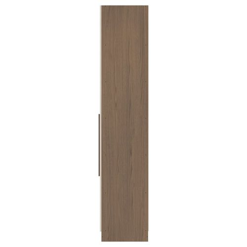 Armário Modulado Bartira Lugano com 4 Portas 3 Gavetas 3 Prateleiras Casal – Avelã/Capuccino