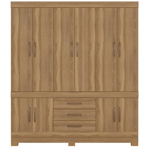 Guarda-Roupa Demóbile New Murano com 10 Portas e 3 Gavetas Amendola