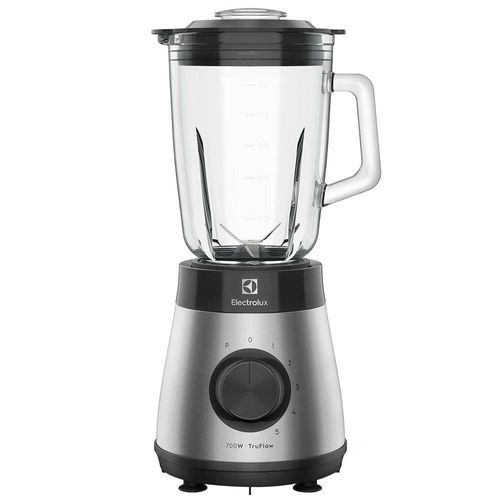 Liquidificador Electrolux EBS30 Aço Inox Escovado/Preto com Copo de Vidro 700W e 5 Velocidades 110V