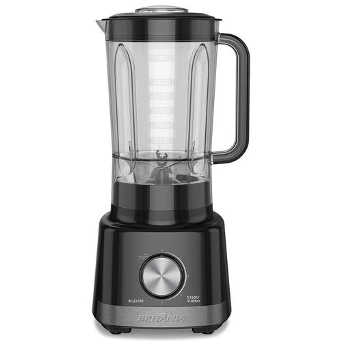 Liquidificador Britânia BLQ1280P Preto 1150 W com 4 Velocidades 110V