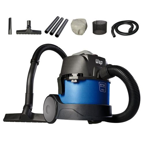 Aspirador de Água e Pó Wap GTW Bagless 1.400W Compacto 6 Litros com Soprador e Barril Portátil 110V