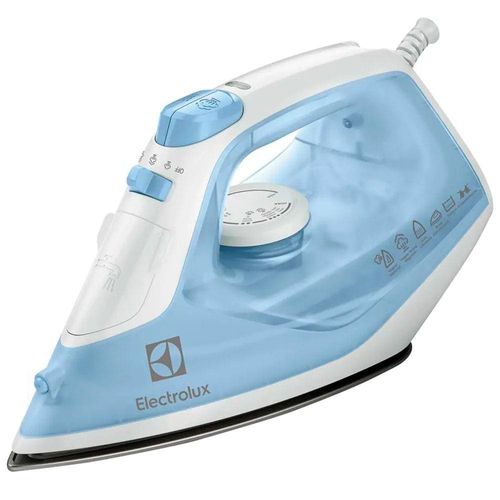 Ferro de Passar a Vapor Base Antiaderente com Spray Electrolux Easyline SIE60 Azul 220V