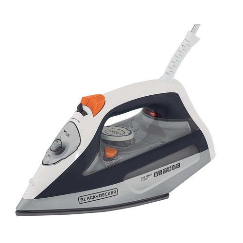 Ferro a vapor Black+Decker FX3100 com Antigotejamento Cinza e Laranja 110V