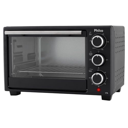 Forno Elétrico Philco PFE17P de 17L com Timer – Preto 110V