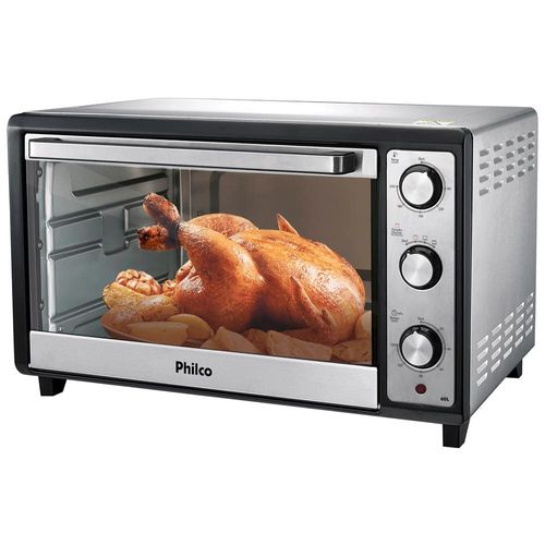 Forno Elétrico Philco PFE60I de 60 Litros com Timer de 120 Minutos – Prata 110V