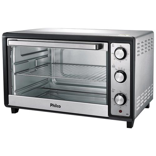 Forno Elétrico Philco PFE60I de 60 Litros com Timer de 120 Minutos – Prata 110V