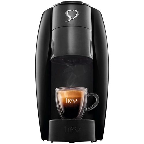 Cafeteira Espresso TRES Lov Automática Multibebidas - Preta 220V