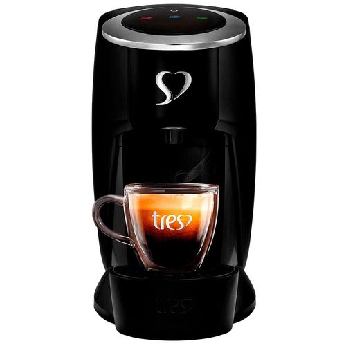 Cafeteira Espresso TRES Touch Automática Multibebidas - Preta 110V