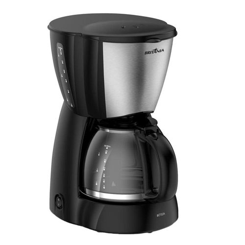 Cafeteira Elétrica Britânia BCF32A 30 xícaras - Preto e Inox 220V